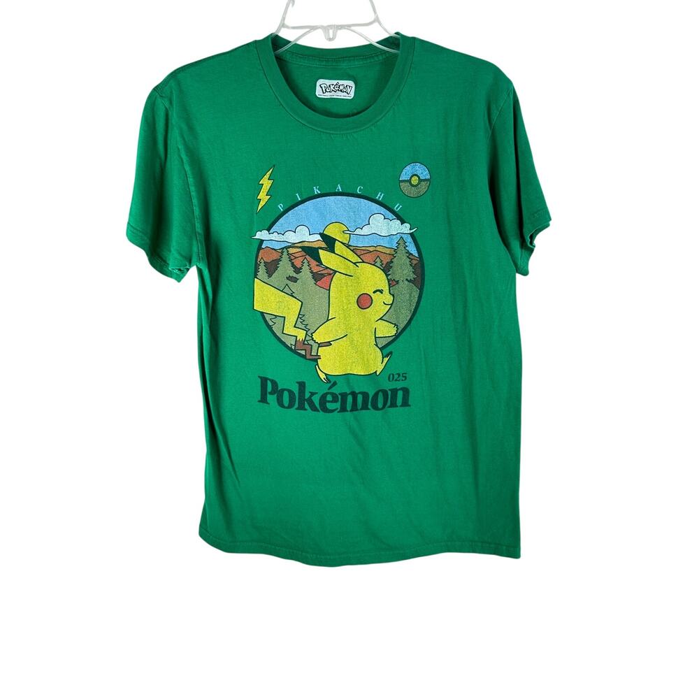 Pokemon Graphic Tee Bundle Mens Youth Anime Streetwear S M Green Gray White - Picture 4 of 13